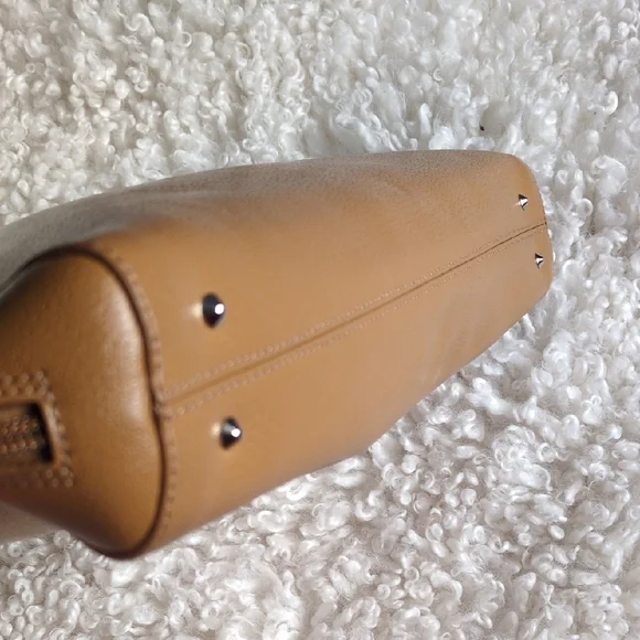 Furla Tan Leather Laptop Bag - Picture 4 of 11